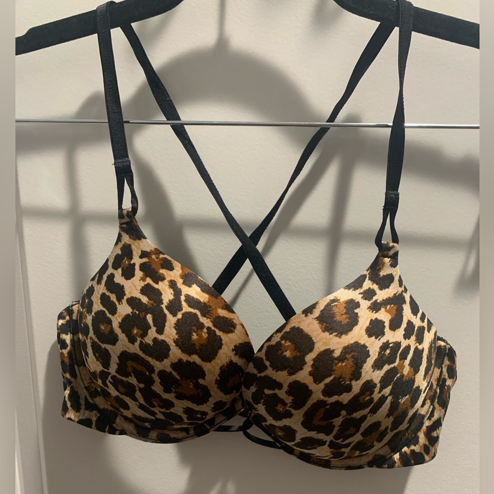 Victoria Secret Leopard Print Women's Bra 36A